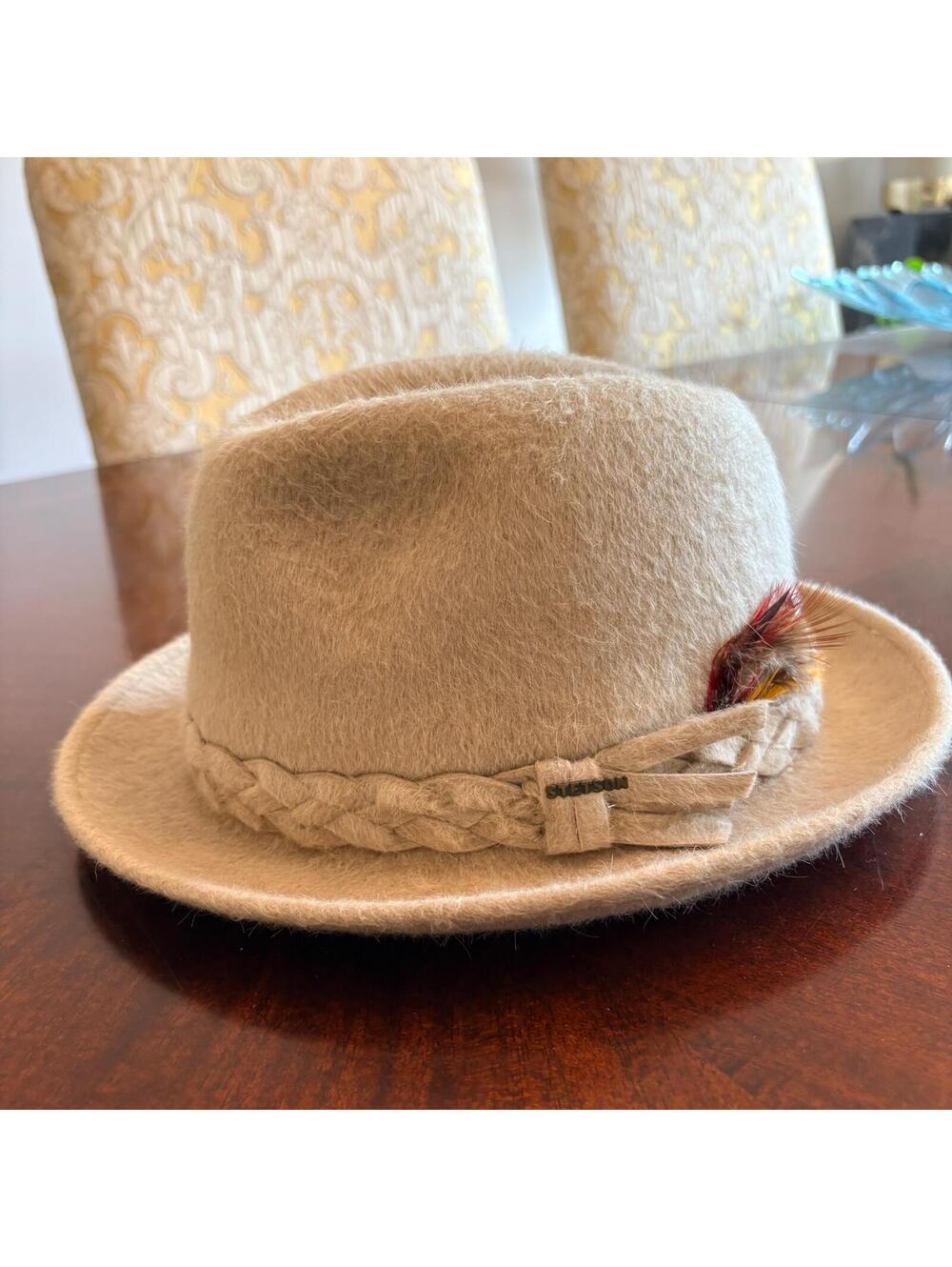 Stetson Fedorda Hat Playboy Canadian Panda Size 7 1/4 (58 cm)